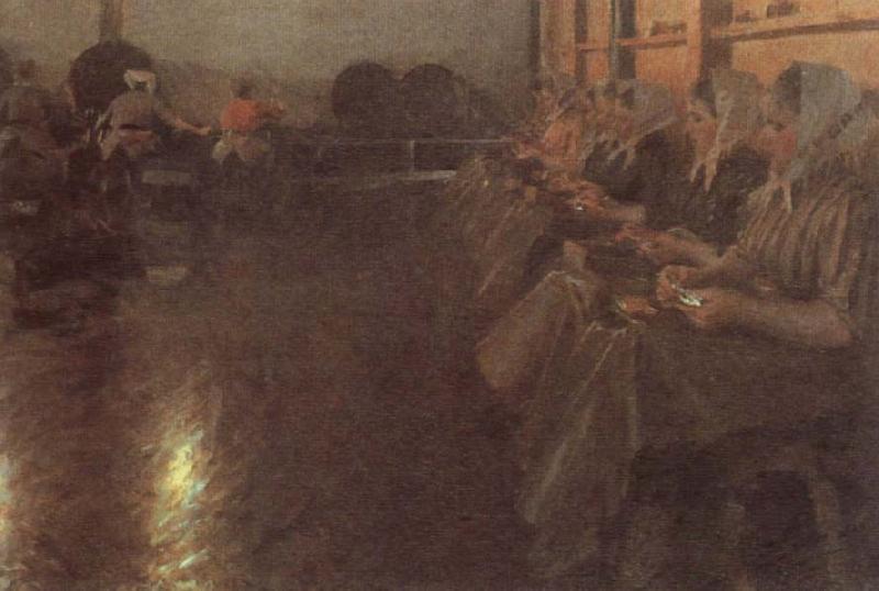 Anders Zorn In a Brewery Sweden oil painting art